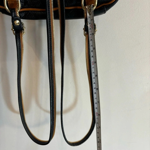 VALENTINA Convertible Purse Metal Handle Leather Multiple Pockets Backpack - Picture 10 of 15